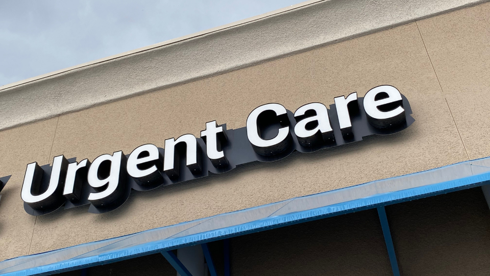 Urgent Care building sign